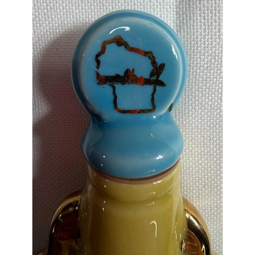 Jim Beam 1970 Operation Redfin Manitowoc Submarine Memorial Decanter Regal China